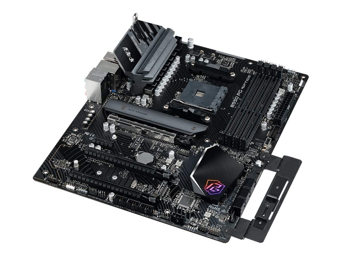 ASRock AM4 ASRock B550 PG Riptide (90-MXBGH0-A0UAYZ) thumbnail