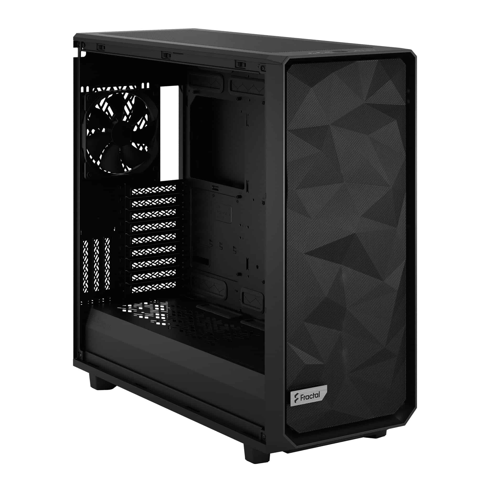 Fractal Design Meshify 2 XL Black TG Dark Tint 12 Slots / E-ATX , ATX, mATX,  mITX, EE-ATX, SSI-CEB, SSI-EEB / 1x Audio, 1 x USB (FD-C-MES2X-01) thumbnail