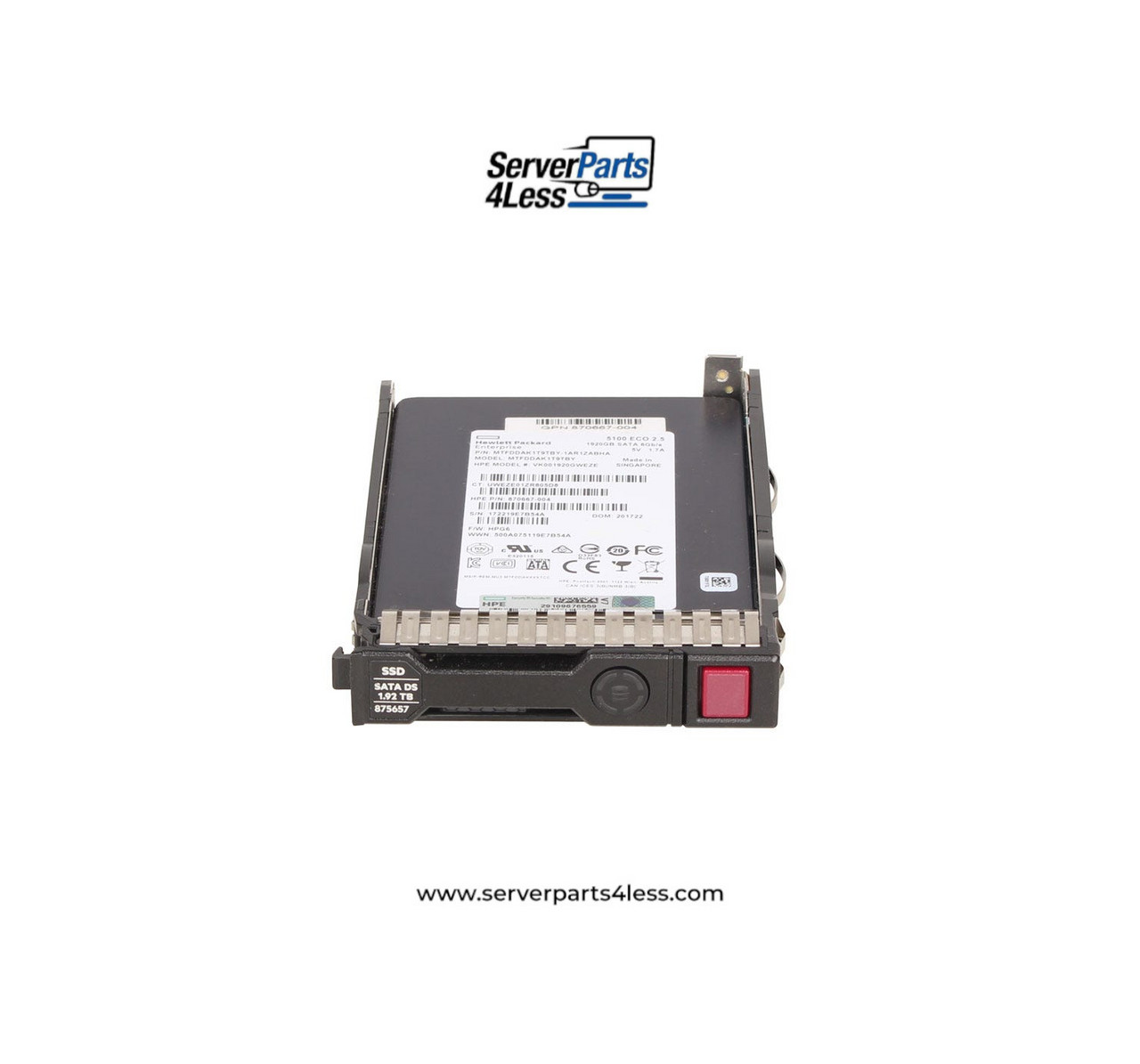 HP 1.92TB SATA RI SFF SC DS SSD (875513-S21-RFB) thumbnail