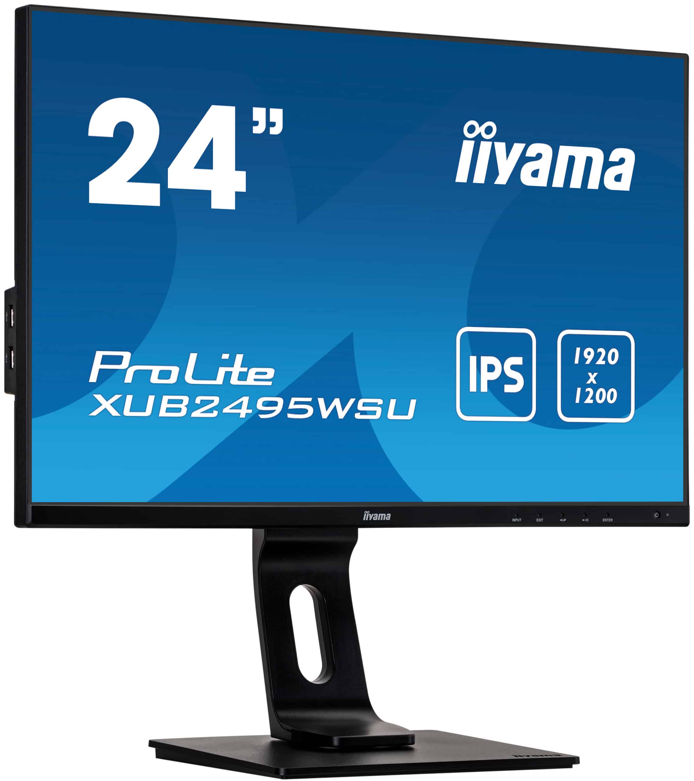Iiyama PROLITE XUB2495WSU-B4 Monitor - Pivot (XUB2495WSU-B4) thumbnail