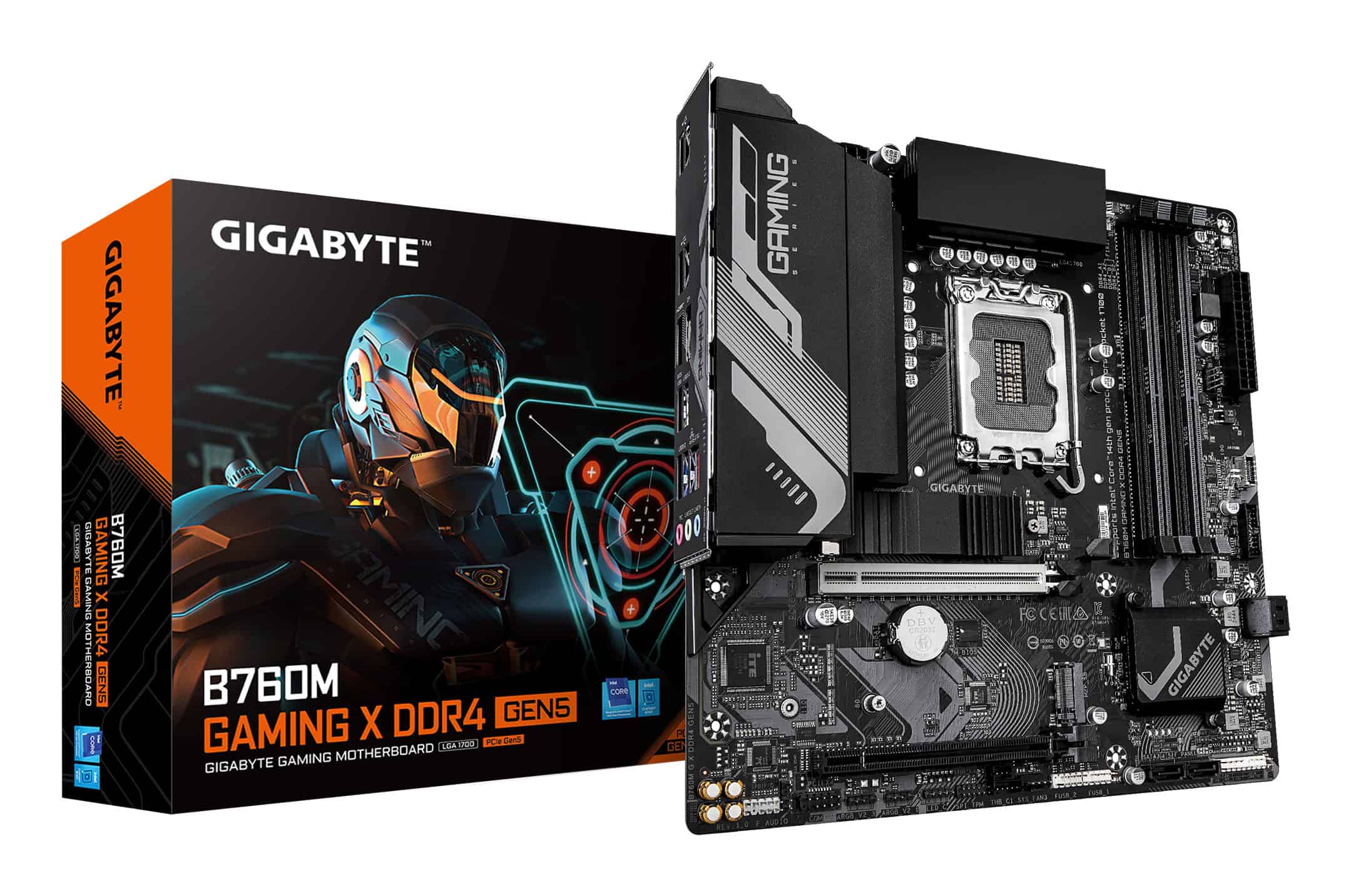 GIGABYTE B760M GAMING X DDR4 GEN5 Intel B760 LGA 1700 micro ATX (B760M G X DDR4 GEN5) thumbnail
