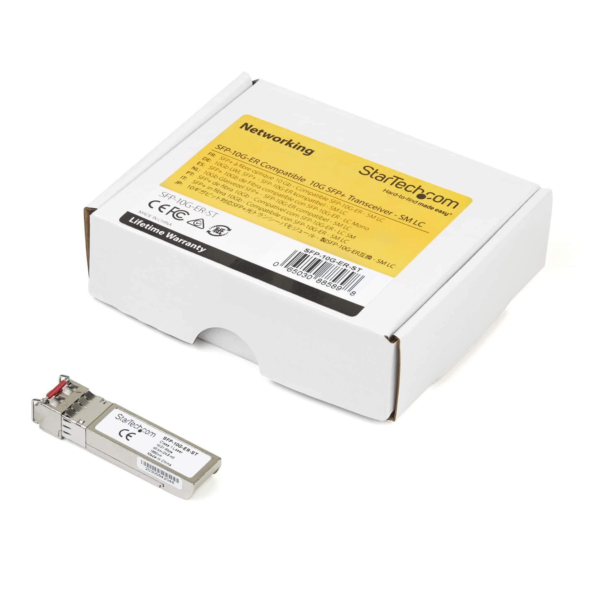 Cisco 10GBASE-ER SFP Module, (SFP-10G-ER-S-RFB) thumbnail