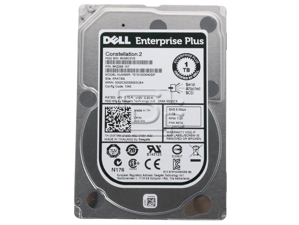 Dell CML 1TB 7.2K 6Gbps 2.5 SAS (0VXTPX-CML-RFB) thumbnail