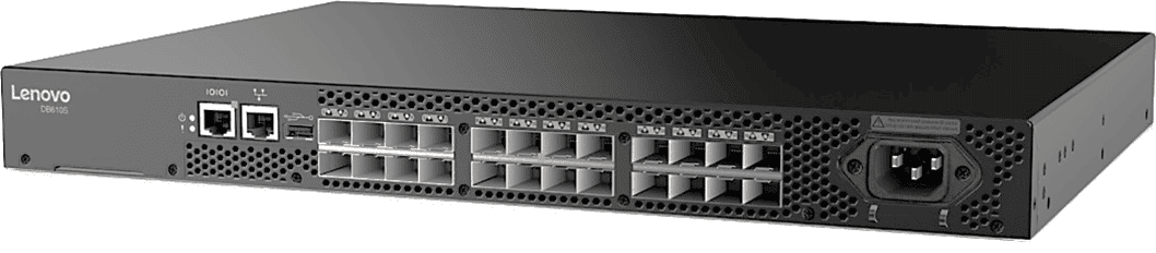 Lenovo DB610S, Gigabit Ethernet 10-100-1000 , full duplex, rack-mounted, 1U (7D8PA003WW) thumbnail