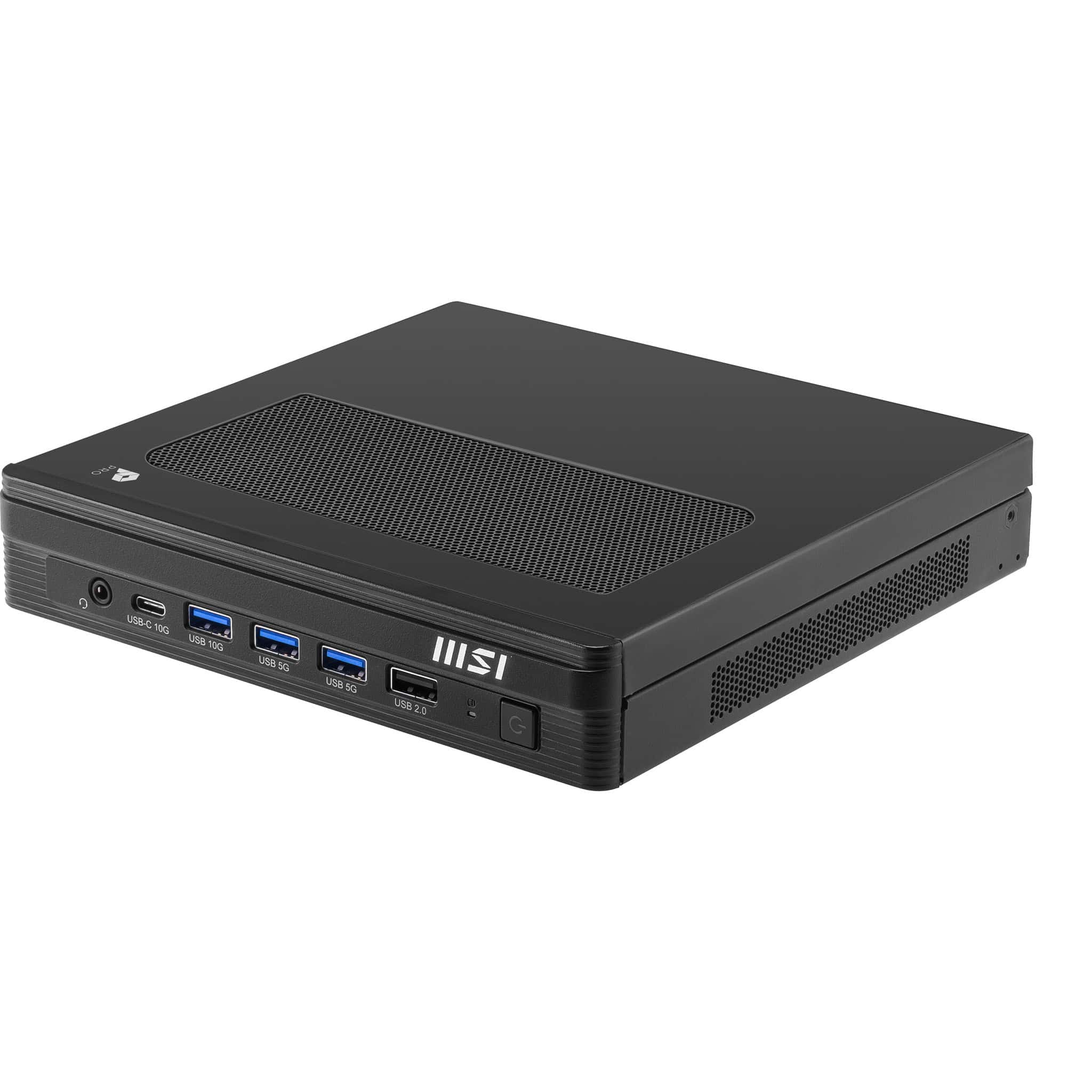 MSI PRO DP10 A14MG-004BEU PC's/werkstation Intel® Core™ i5 i5-14400 1,1L maat pc Mini PC barebone Zwart (PRO DP10 A14MG-004BEU) thumbnail