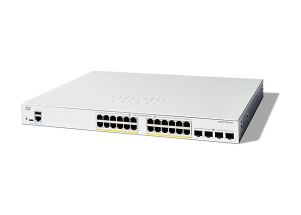 Cisco Refurb/Catalyst 1300 24-port GE Full PoE (C1300-24FP-4X-RF) thumbnail