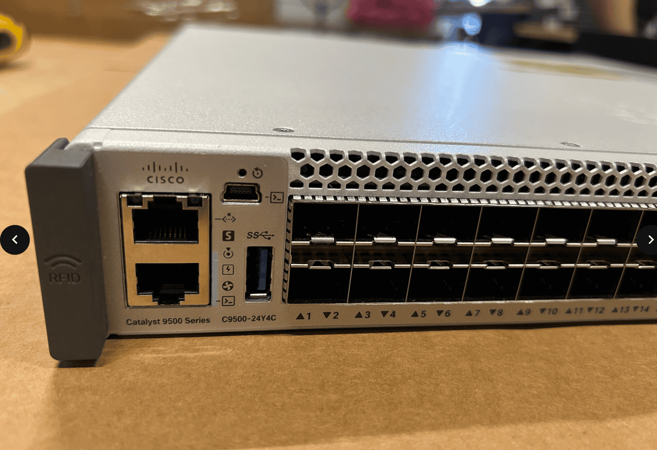 Cisco Refurb/Ctlyst9500 24x1/10/25G and4-prt40 (C9500-24Y4C-A-RF) thumbnail