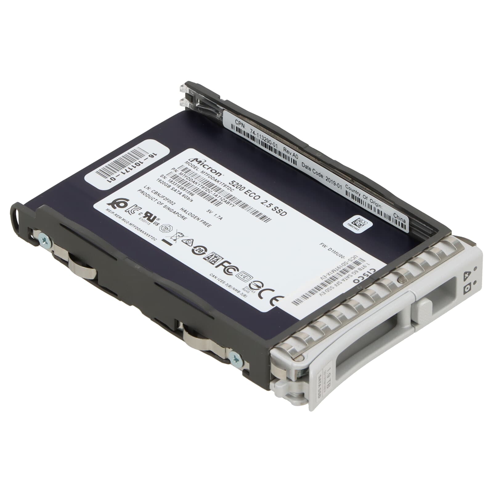 Cisco Refurb/1.9TB 2.5in Enter Value 12G SAS K (UCS-SD19TK1X-EV-RF) thumbnail