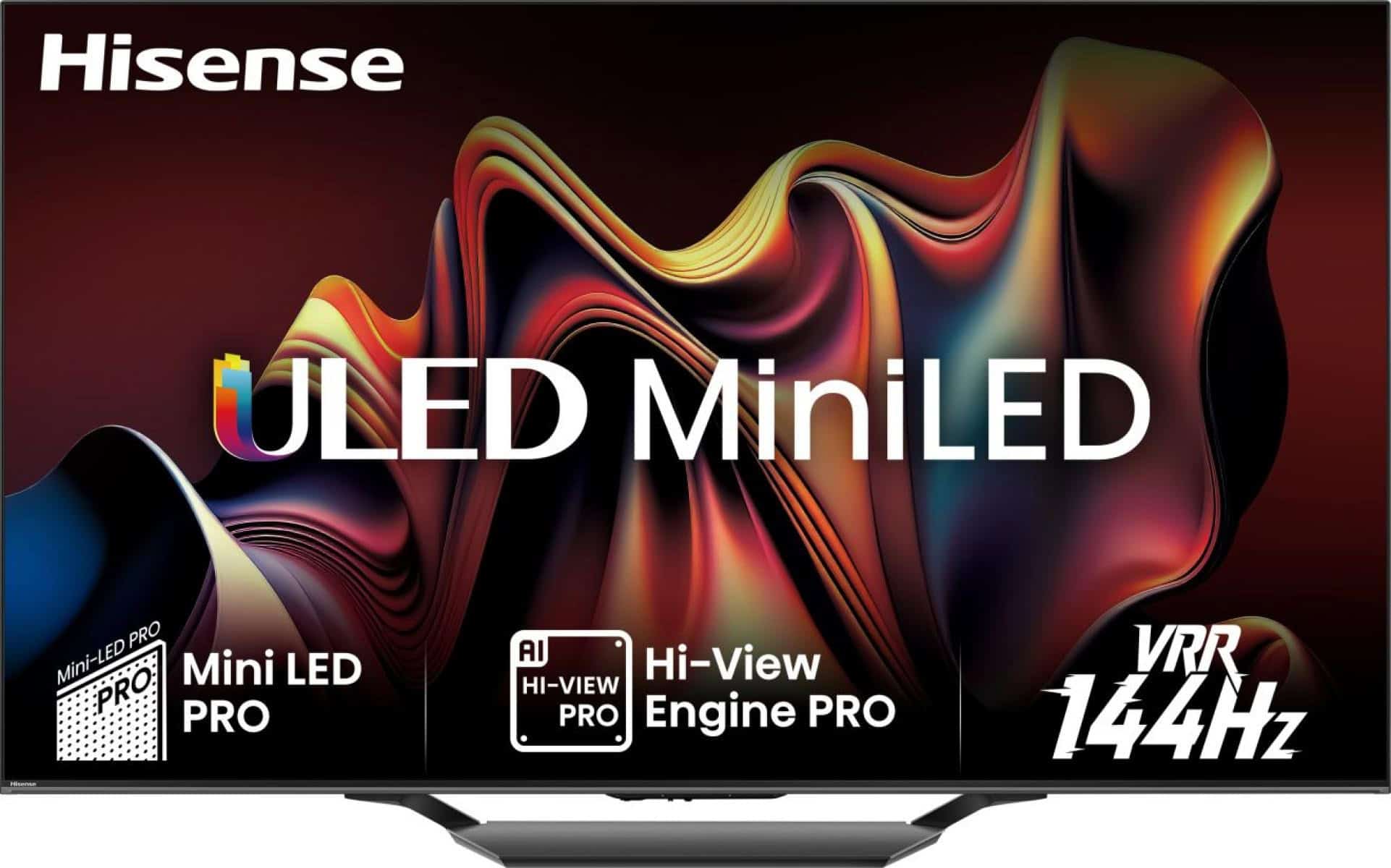 Hisense 55U7NQ 139,7 cm (55") 4K Ultra HD Smart TV Wifi Grijs 500 cd/m² (55U7NQ) thumbnail