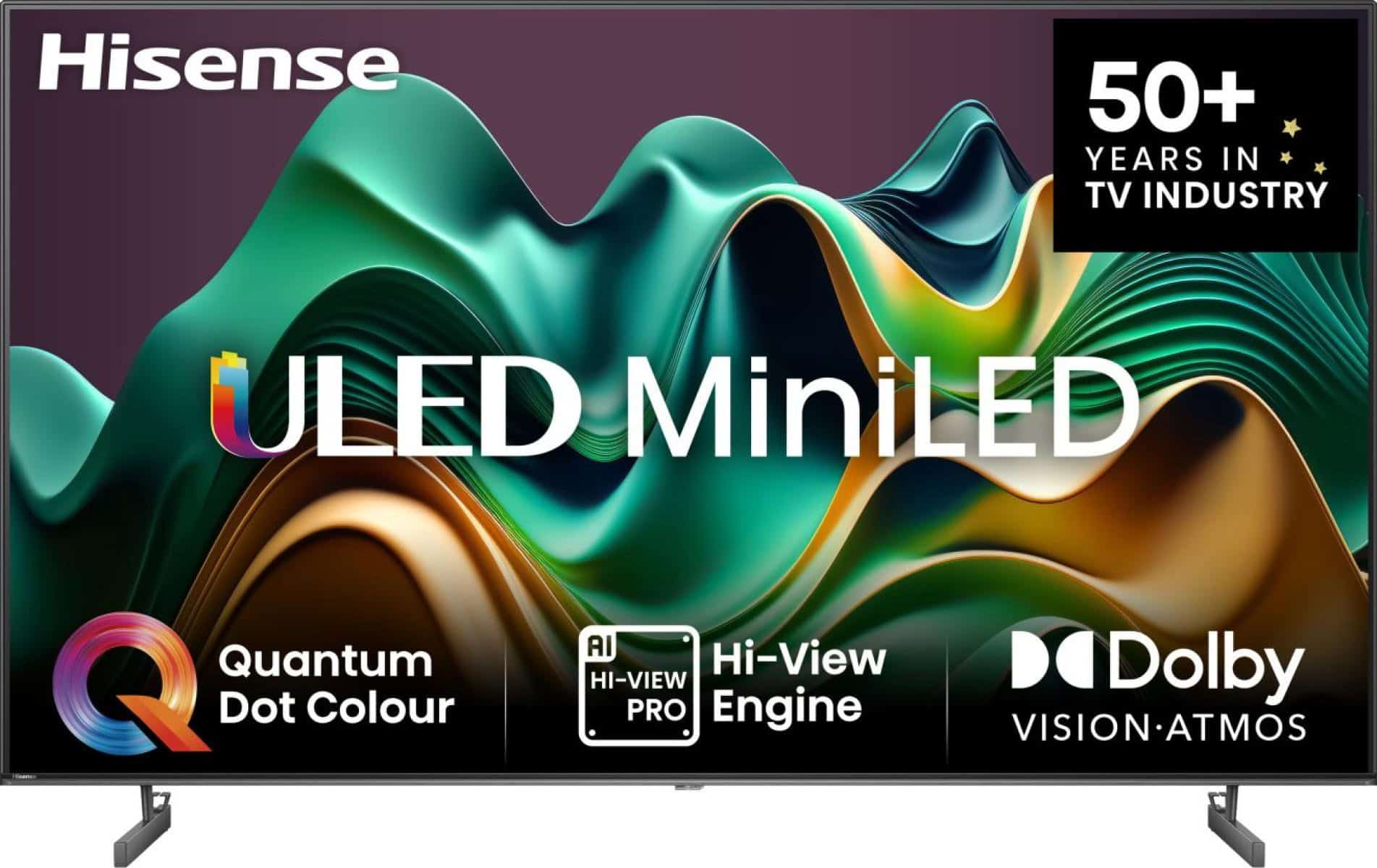 Hisense 65U6NQ 165,1 cm (65") 4K Ultra HD Smart TV Wifi Grijs 600 cd/m² (65U6NQ) thumbnail
