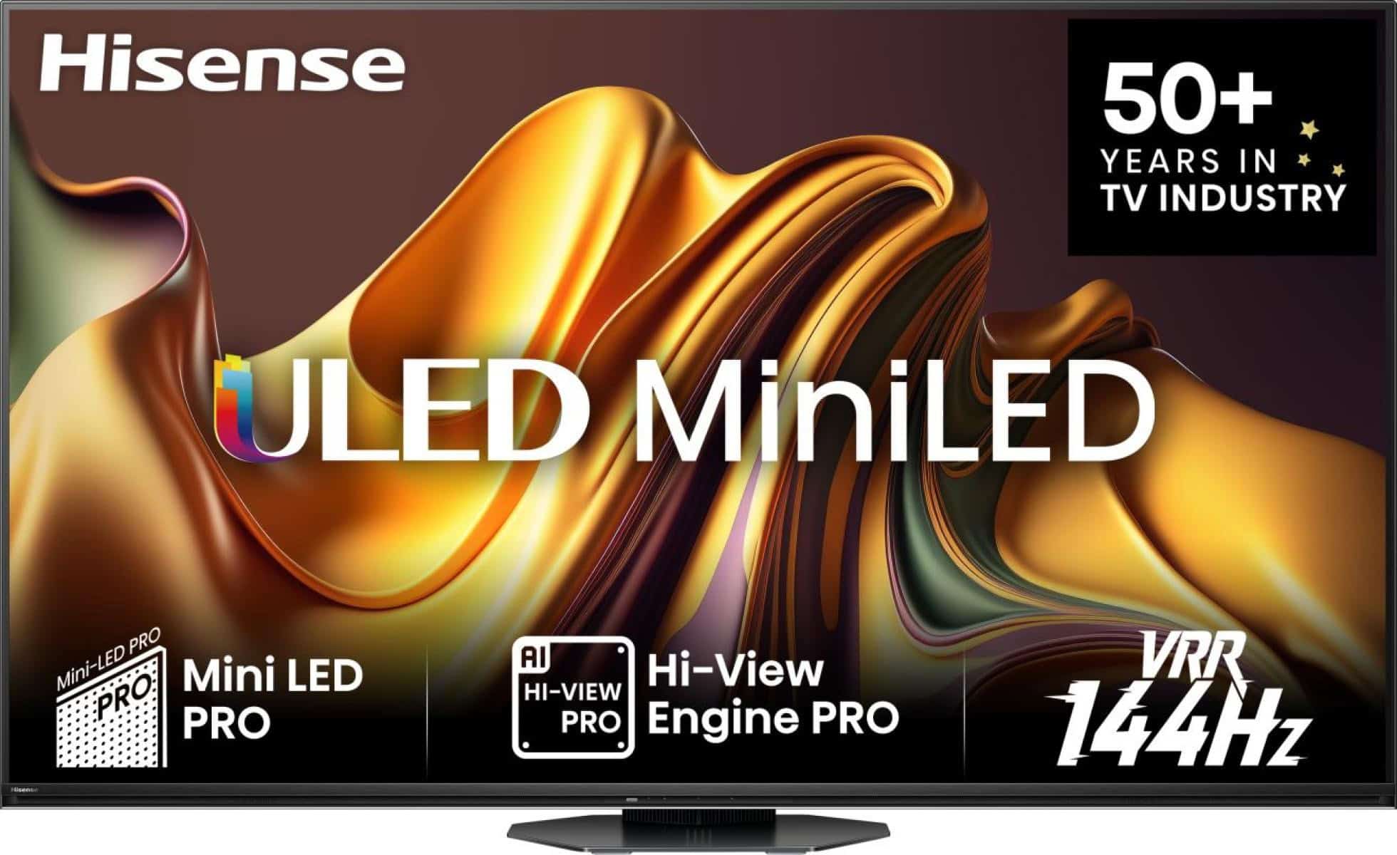 Hisense 65U8NQ 165,1 cm (65") 4K Ultra HD Smart TV Wifi Grijs 3000 cd/m² (65U8NQ) thumbnail