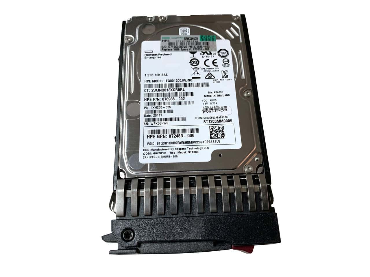 HP HDD 1,2TB SAS EXTERN 6,4CM(2,5) (873012-B21) thumbnail