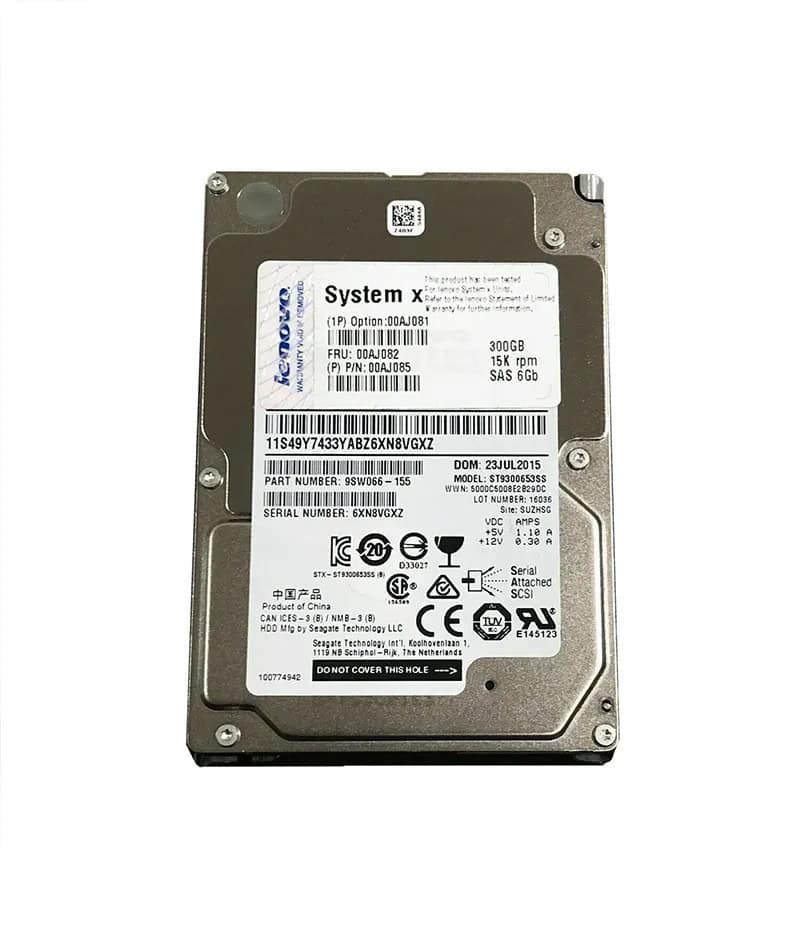 Lenovo 300GB 15K 6Gbps SAS 25 (81Y9935) thumbnail