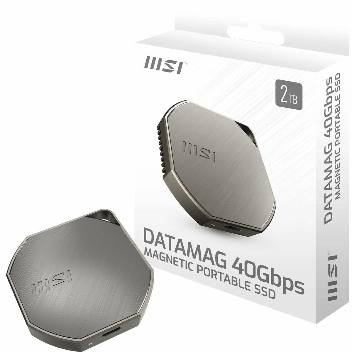MSI SSD  2TB MSI DataMag 40Gbps extern, USB3.2, USB C (S78-440Q0R0-P83) thumbnail