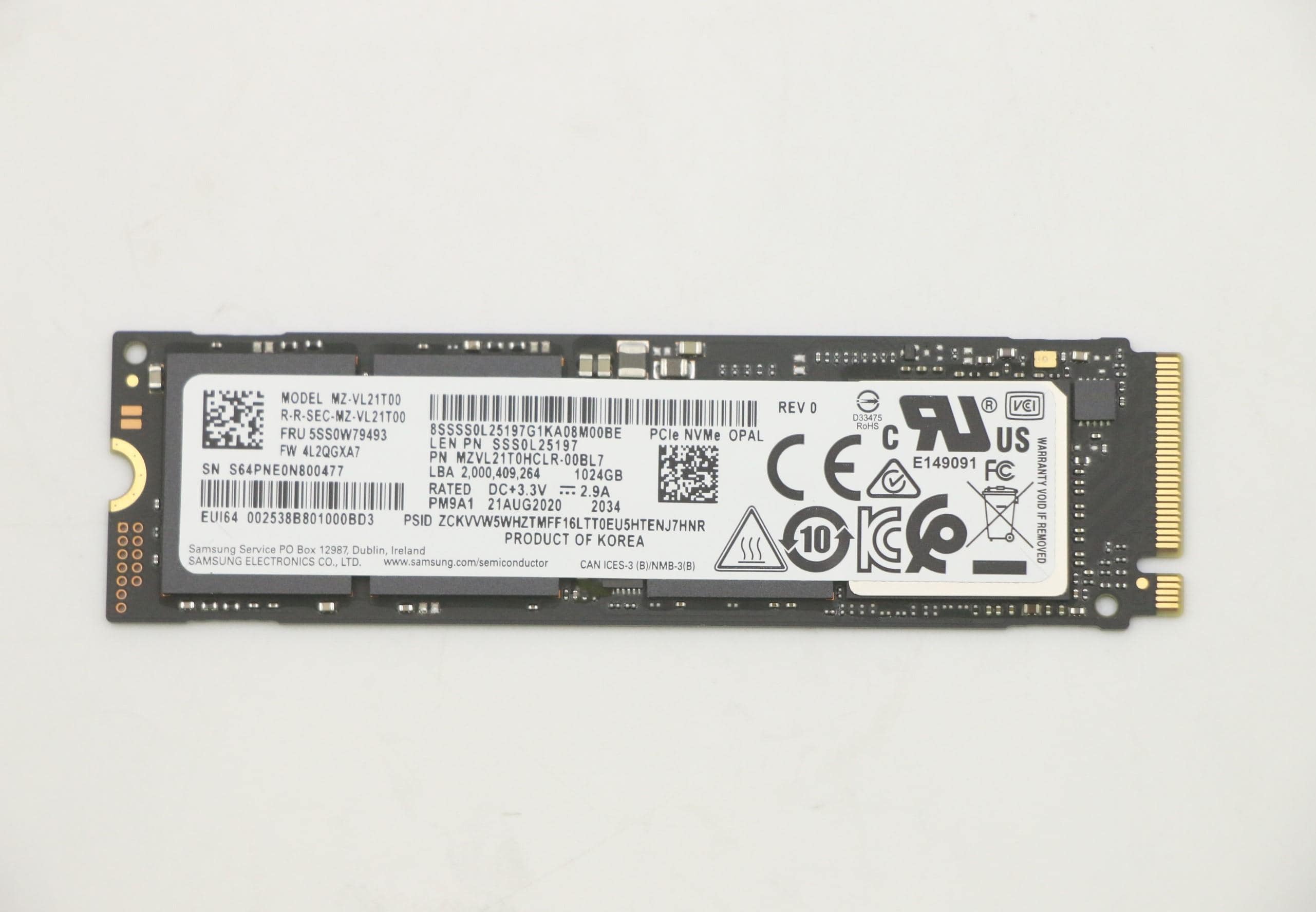 Lenovo SSD M.2 2280 (5SS0W79493) (5SS0W79493) thumbnail