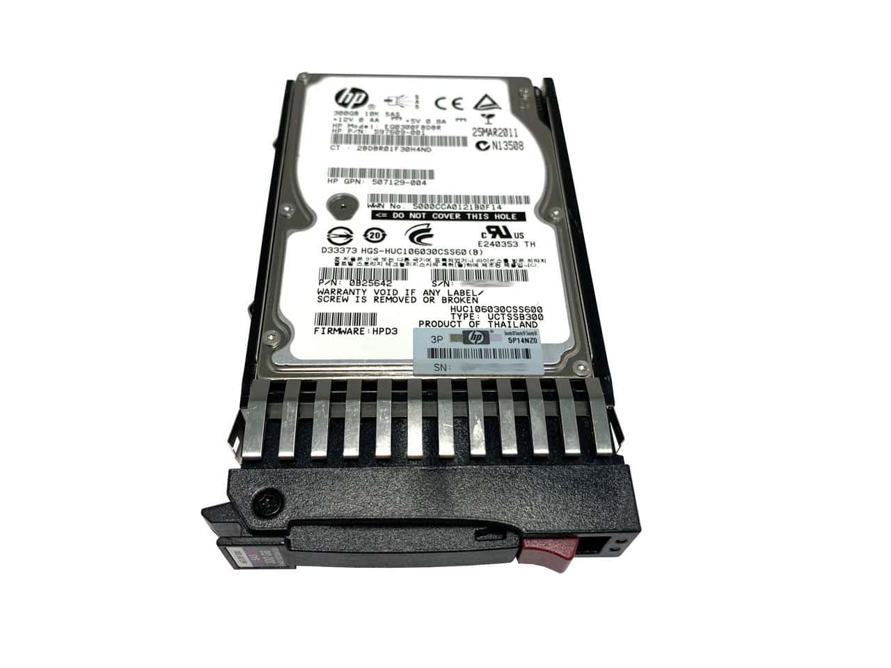 HP 300Gb 6G Sas 10K Rpm 2.5-Inch (618518-001) thumbnail