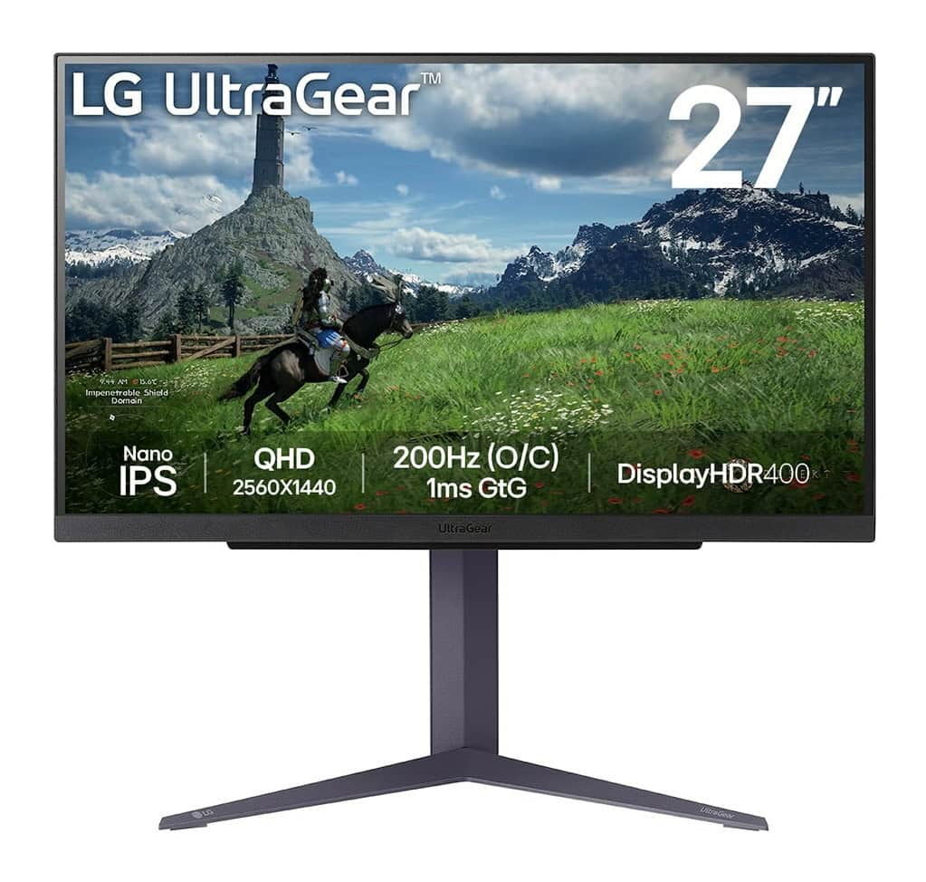 LG 27GS85Q-B computer monitor 68,6 cm (27") 2560 x 1440 Pixels Quad HD LCD Zwart (27GS85Q-B) thumbnail