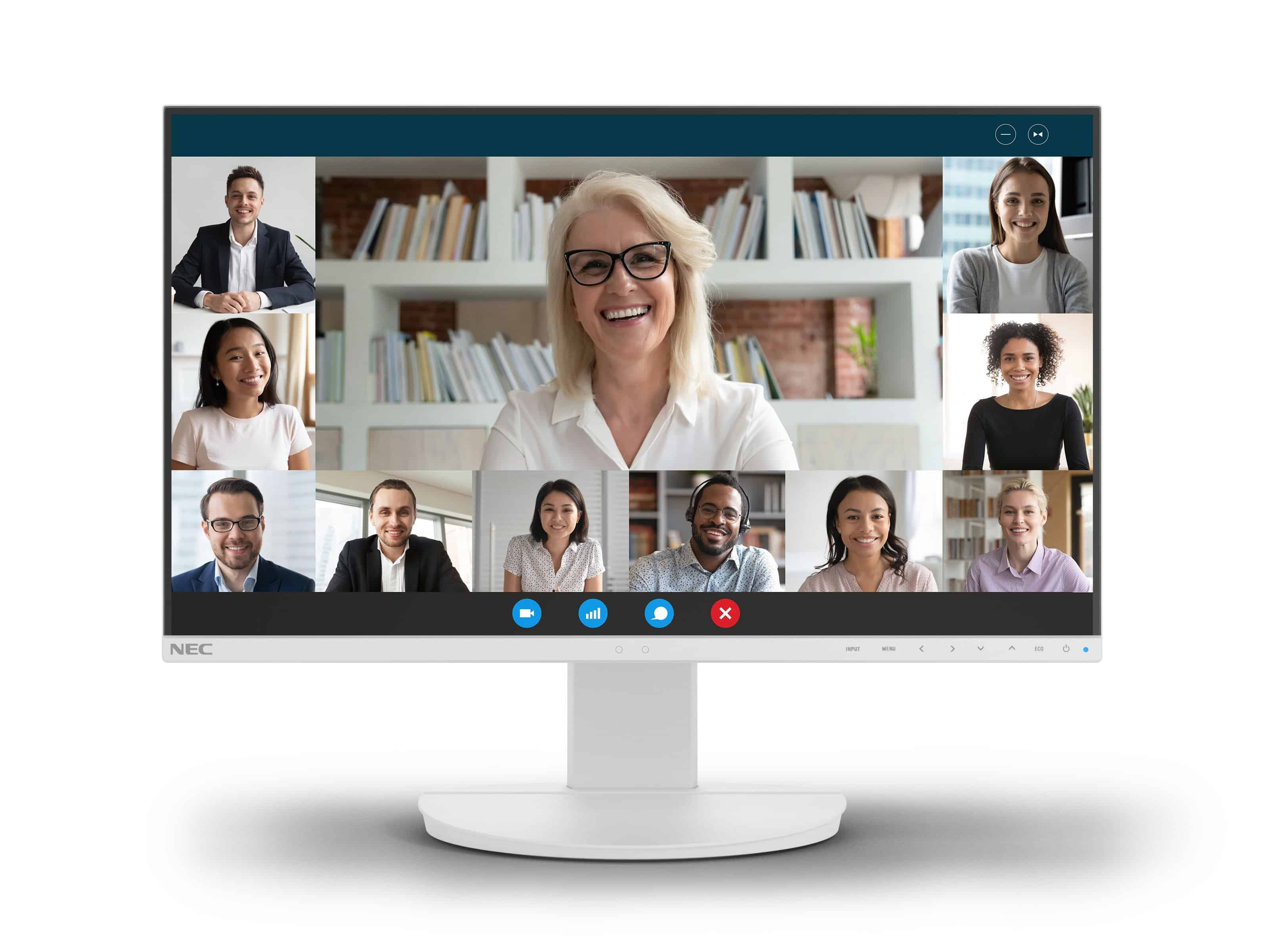 NEC MultiSync EA242F computer monitor 60,5 cm (23.8") 1920 x 1080 Pixels Full HD LED Wit (L50EA242F-WH) thumbnail