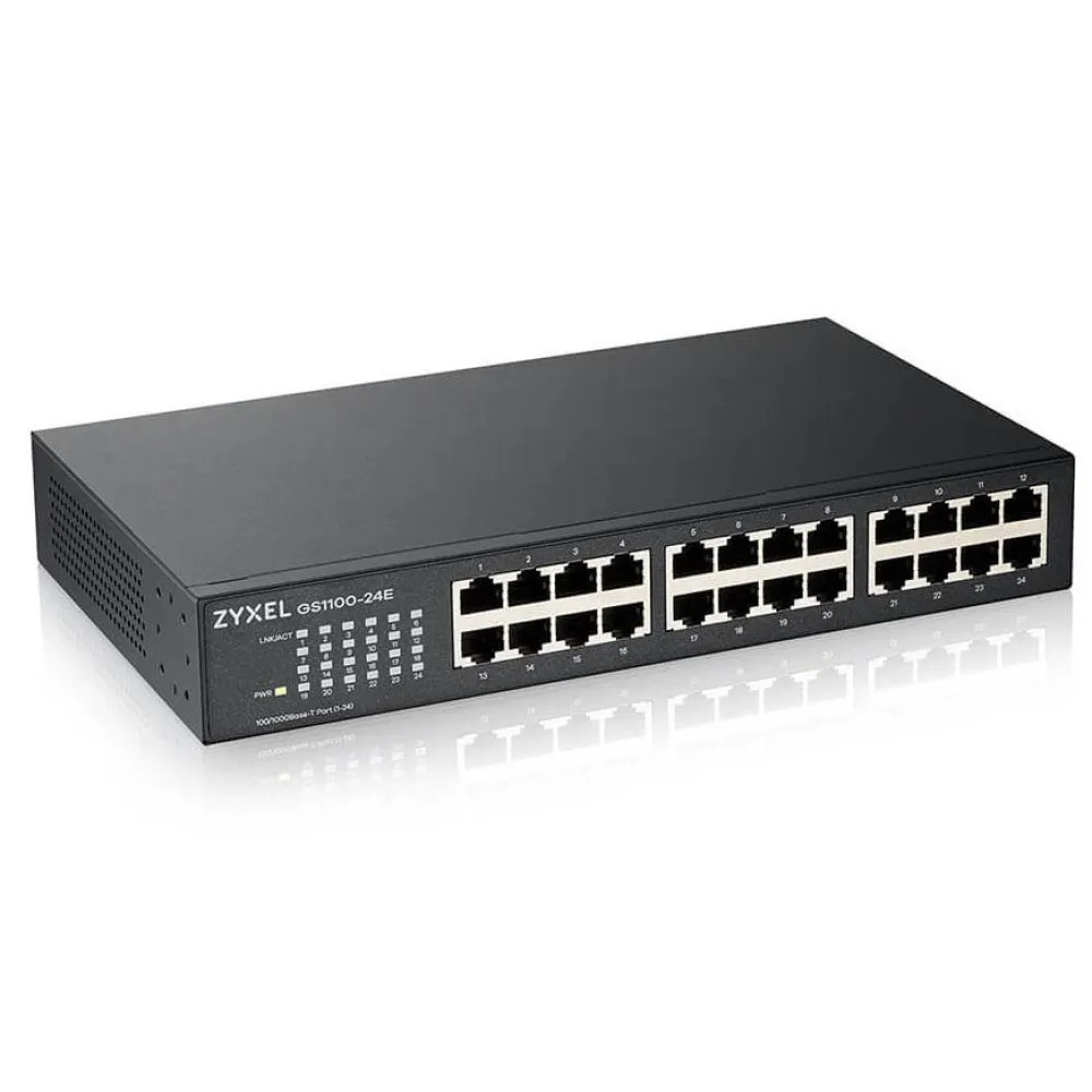 Zyxel GS1100-24ES 24 port Gigabit - DIP selector Unmanaged Switch v3 (GS1100-24ES) thumbnail