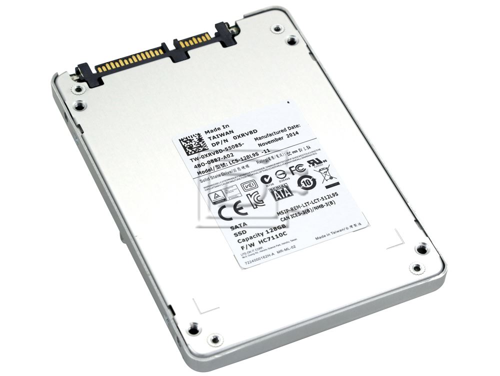 Dell 128GB 6G 2.5INCH SATA SSD (XRV8D-RFB) thumbnail