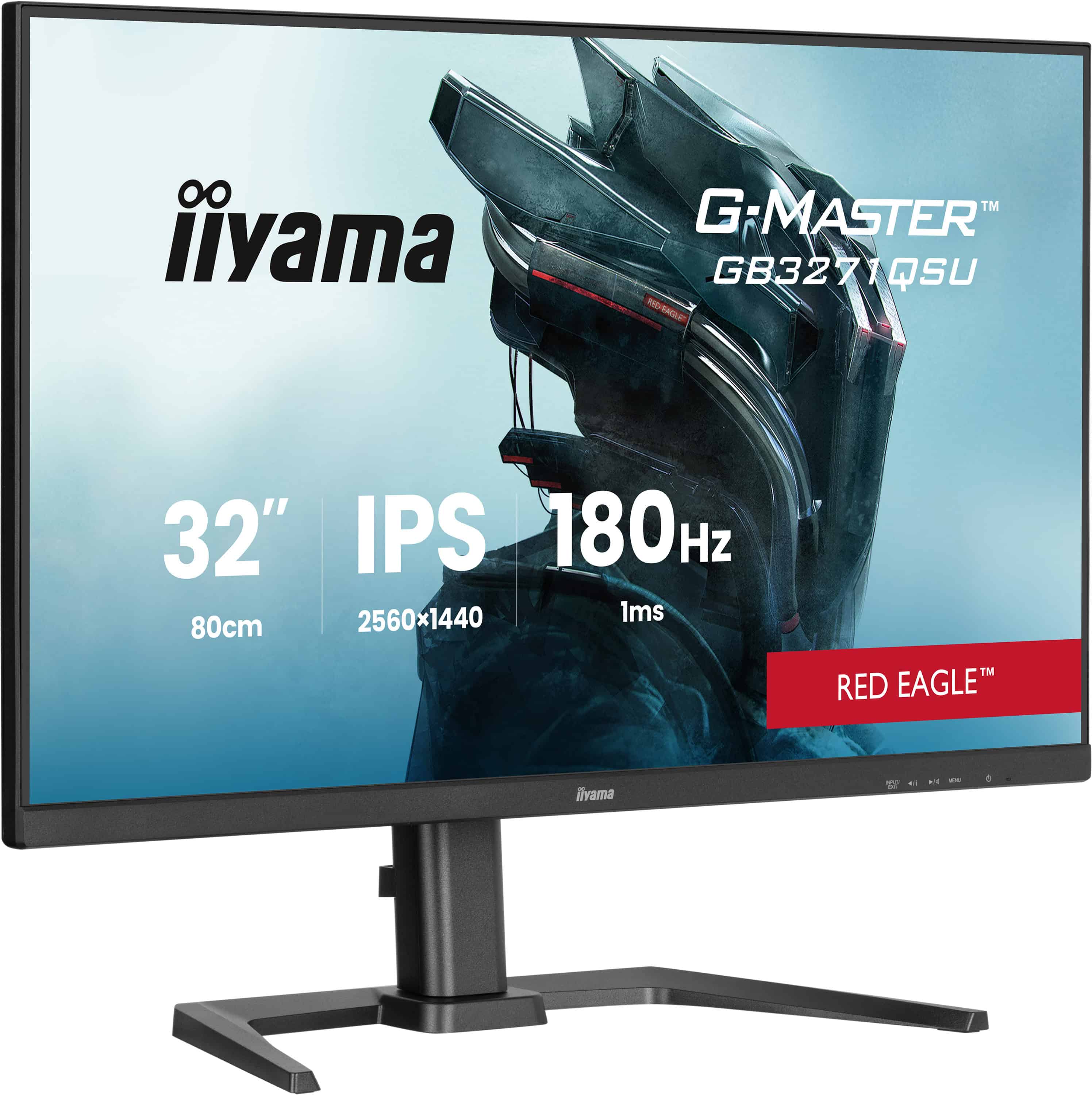 iiyama GB3271QSU-B2 computer monitor 80 cm (31.5") 2560 x 1440 Pixels Quad HD LED Zwart (GB3271QSU-B2) thumbnail