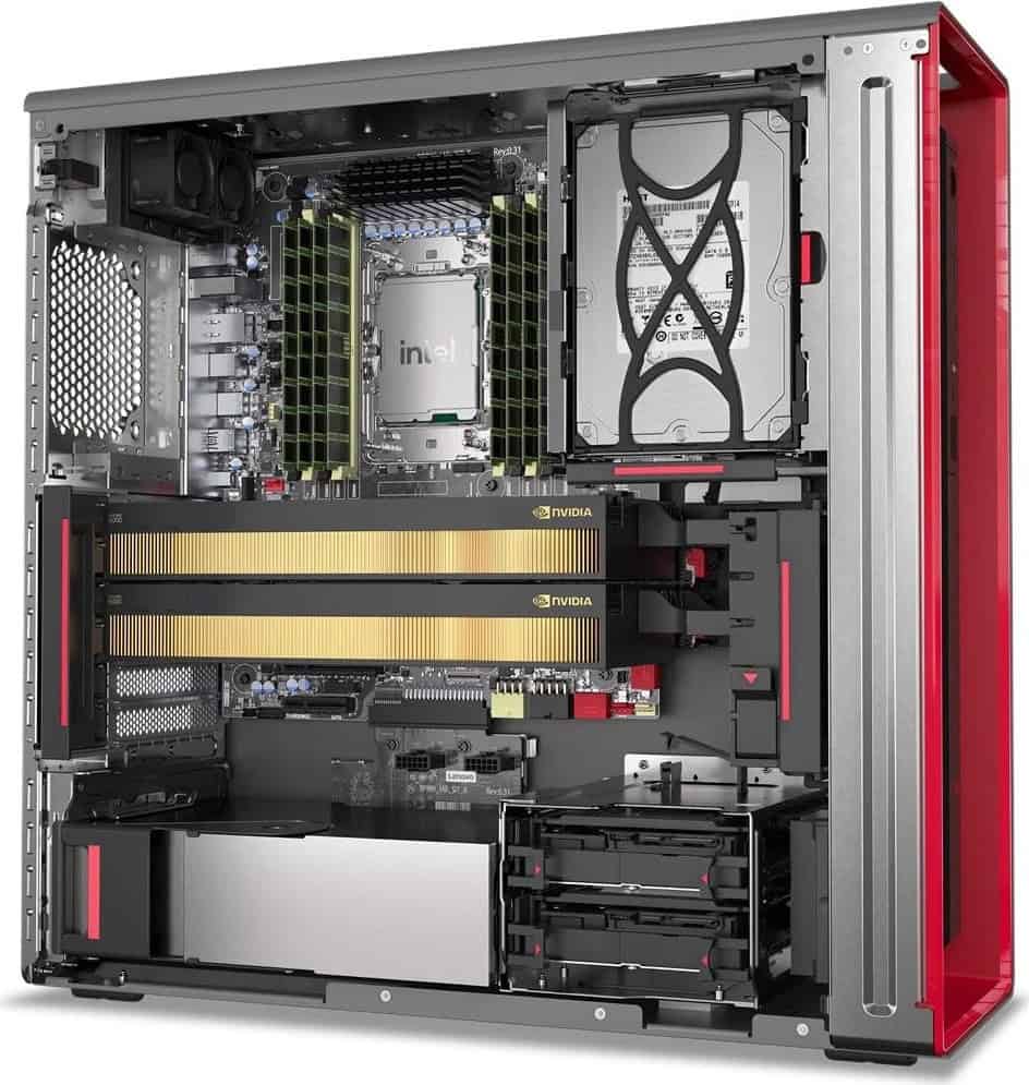 Lenovo ThinkStation P5 Gen 2 – Intel Xeon 638, 64 GB RAM, 1 TB SSD, NVIDIA RTX PRO 4500, Windows 11 Pro (30KB0022GE) thumbnail