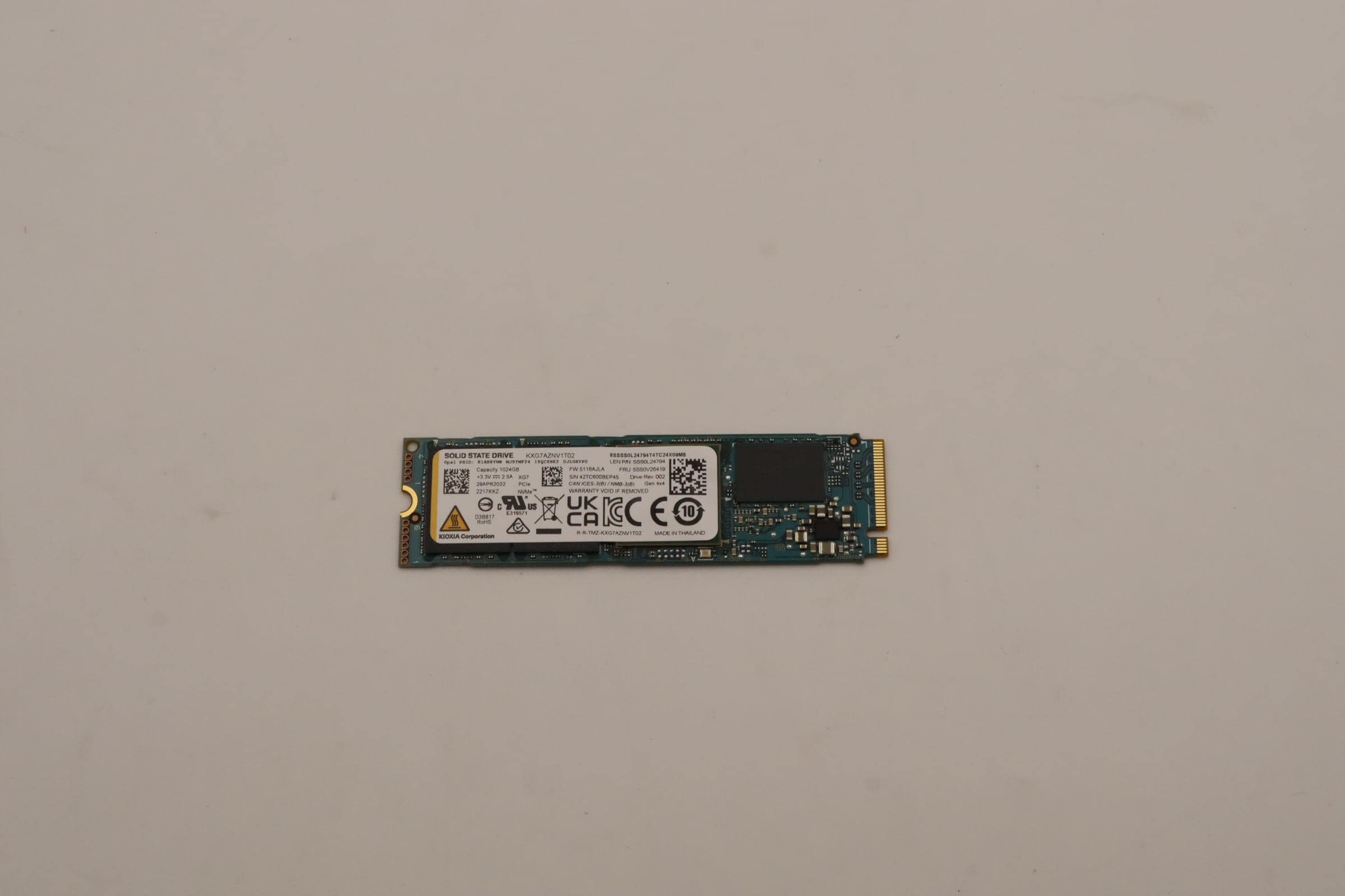 Lenovo SSD 1TB M.2 2280 PCIe4x4 STC OP (5SS0V26459) (5SS0V26459) thumbnail