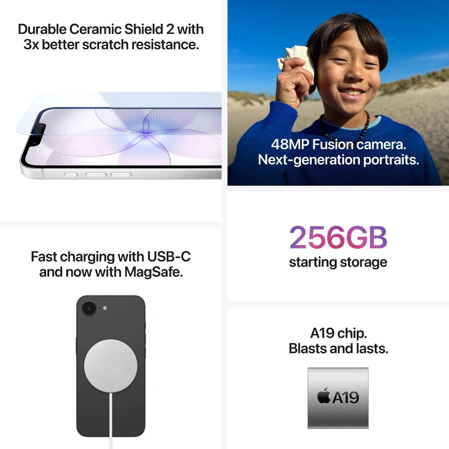 Apple iPhone 17e 512GB Light Pink (MHU34HX/A) thumbnail