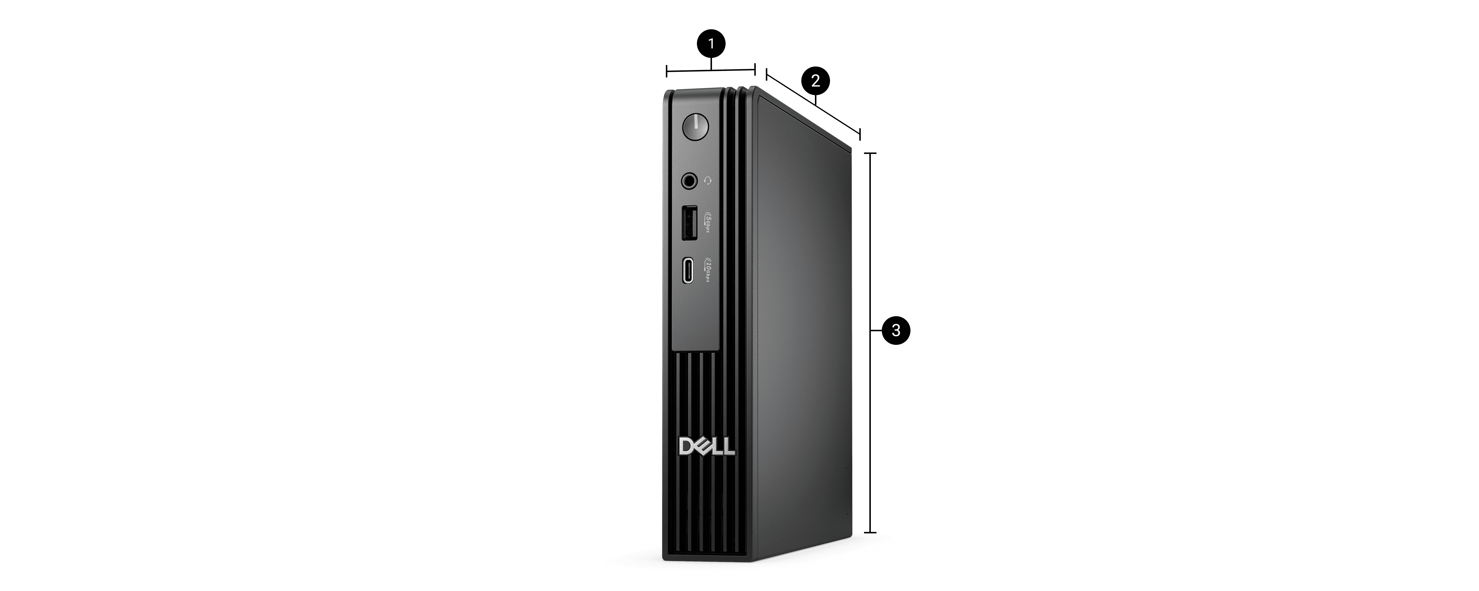 DELL Pro QCM1250 Intel® Core™ i3 i3-14100T 8 GB DDR5-SDRAM 512 GB SSD Ubuntu Linux Micro PC Mini PC Black (BTO002_QCM1250_EMEA_UBU) thumbnail