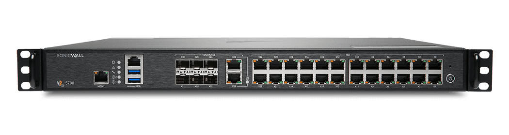 SonicWall NSA 5700 firewall (hardware) 1U 28000 Mbit/s (02-SSC-4330) thumbnail
