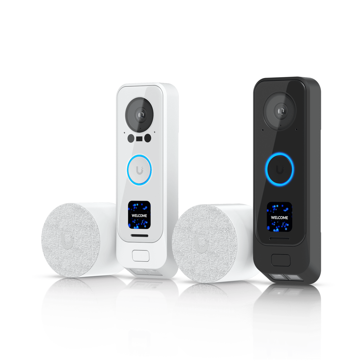 Ubiquiti G4. Produktfarbe: Weiß, Volumen (dB): 80 dB, Beste Verwendung: Haus. Megapixel (ca.): 5 MP, Auflösung zweite Kamera: 8  (UVC-G4 DOORBELL PRO POE KIT-WH) thumbnail