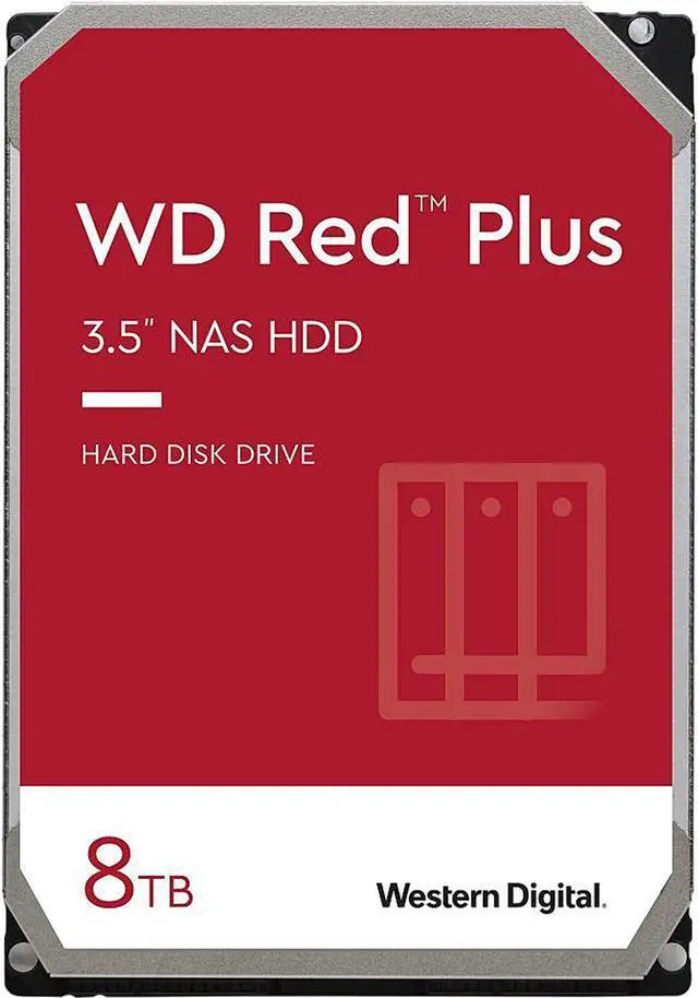 Western Digital WD Red® Plus NAS Festplatte - 8 TB, 128MB (WD80EFZZ) thumbnail