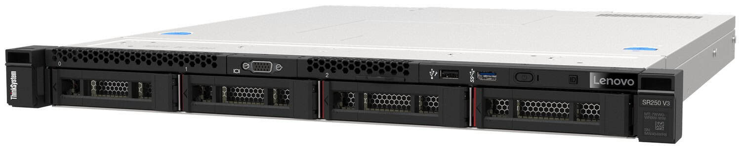 Lenovo ThinkSystem SR250 V3 server 1,92 TB Rack (1U) Intel® Xeon® 6353P 2,7 GHz 32 GB DDR5-SDRAM 800 W (7DCL100HEA) thumbnail