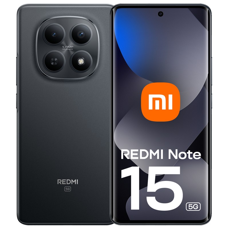 Xiaomi Redmi Note 15 5G Dual Sim 12GB RAM 512GB - Black (MZB0MX2EU) thumbnail