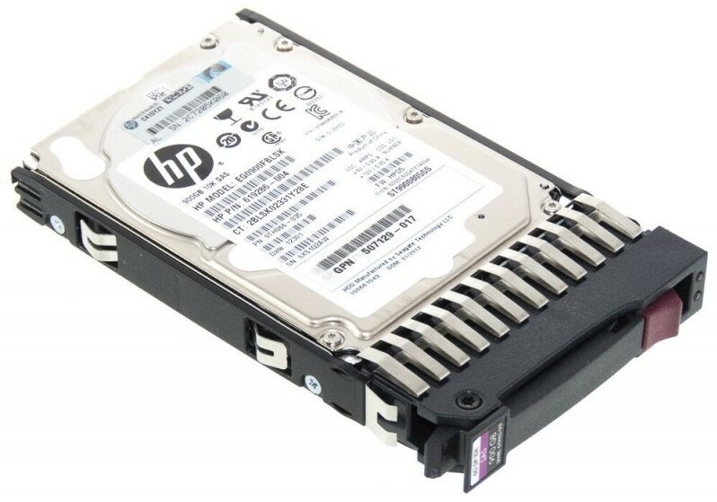 HP HDD 900GB SAS 10K 2.5in (721692-B21) thumbnail