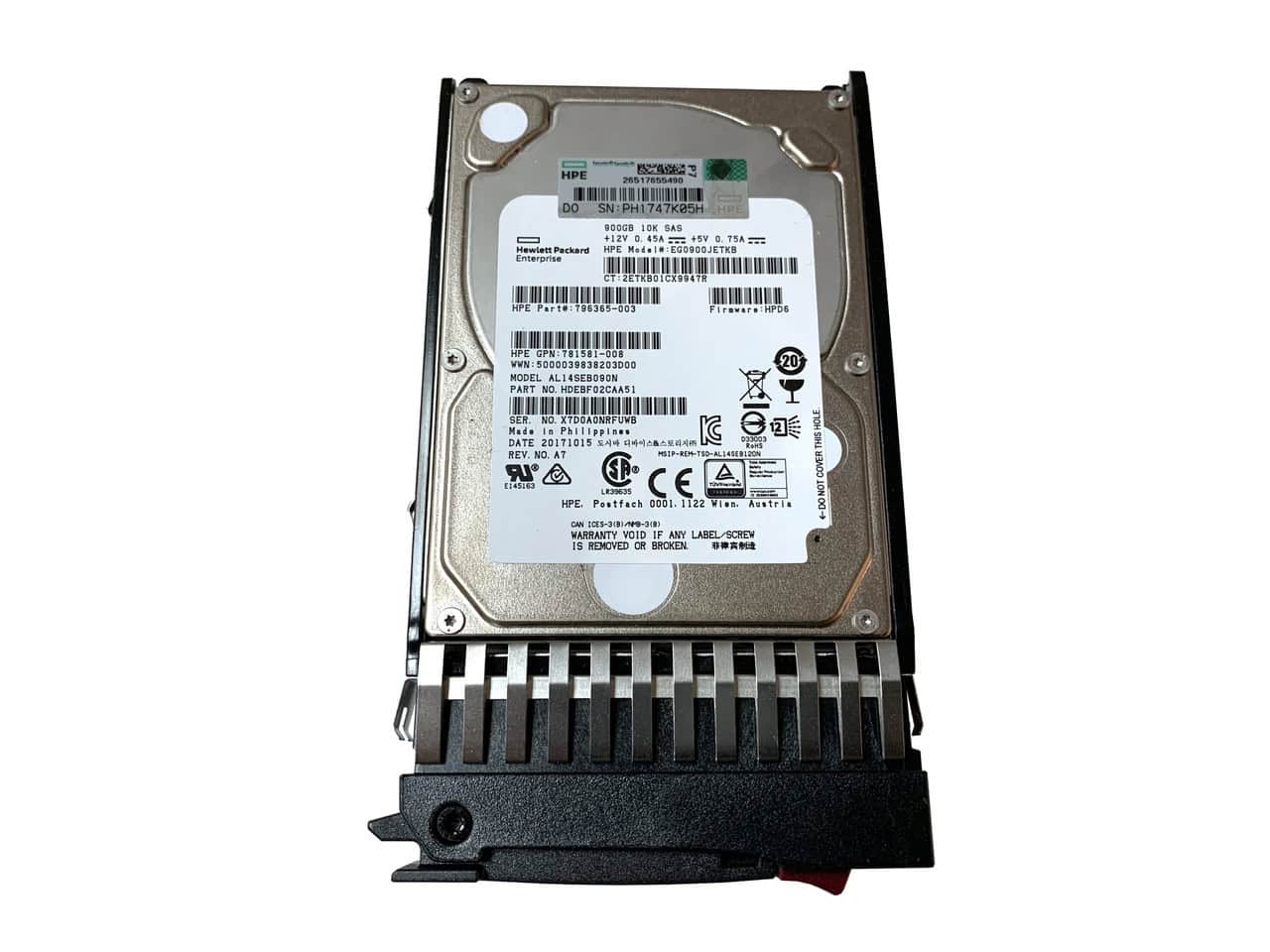 HP Hard Disk Drive 900GB 205 (785075-B21) thumbnail