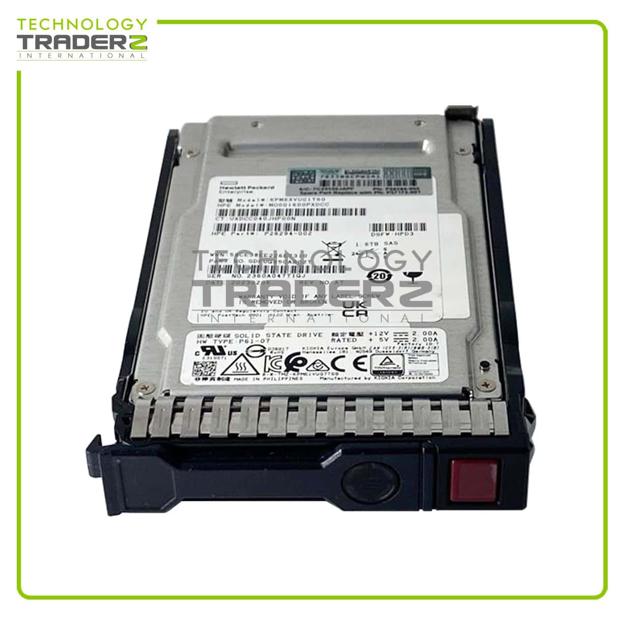 HP 1.6TB SFF NVMe SSD with U.3 (P56239-B21) thumbnail