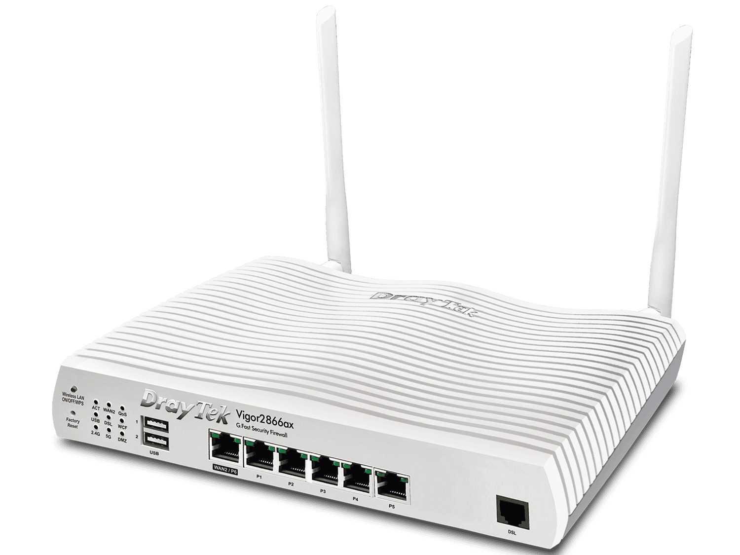 DrayTek Vigor 2866Vac Dual-WAN VoIP-Router G.Fast/DSL & Wi-Fi 5 (V2866VAX-DE-AT-CH) (V2866VAX-DE-AT-CH) thumbnail