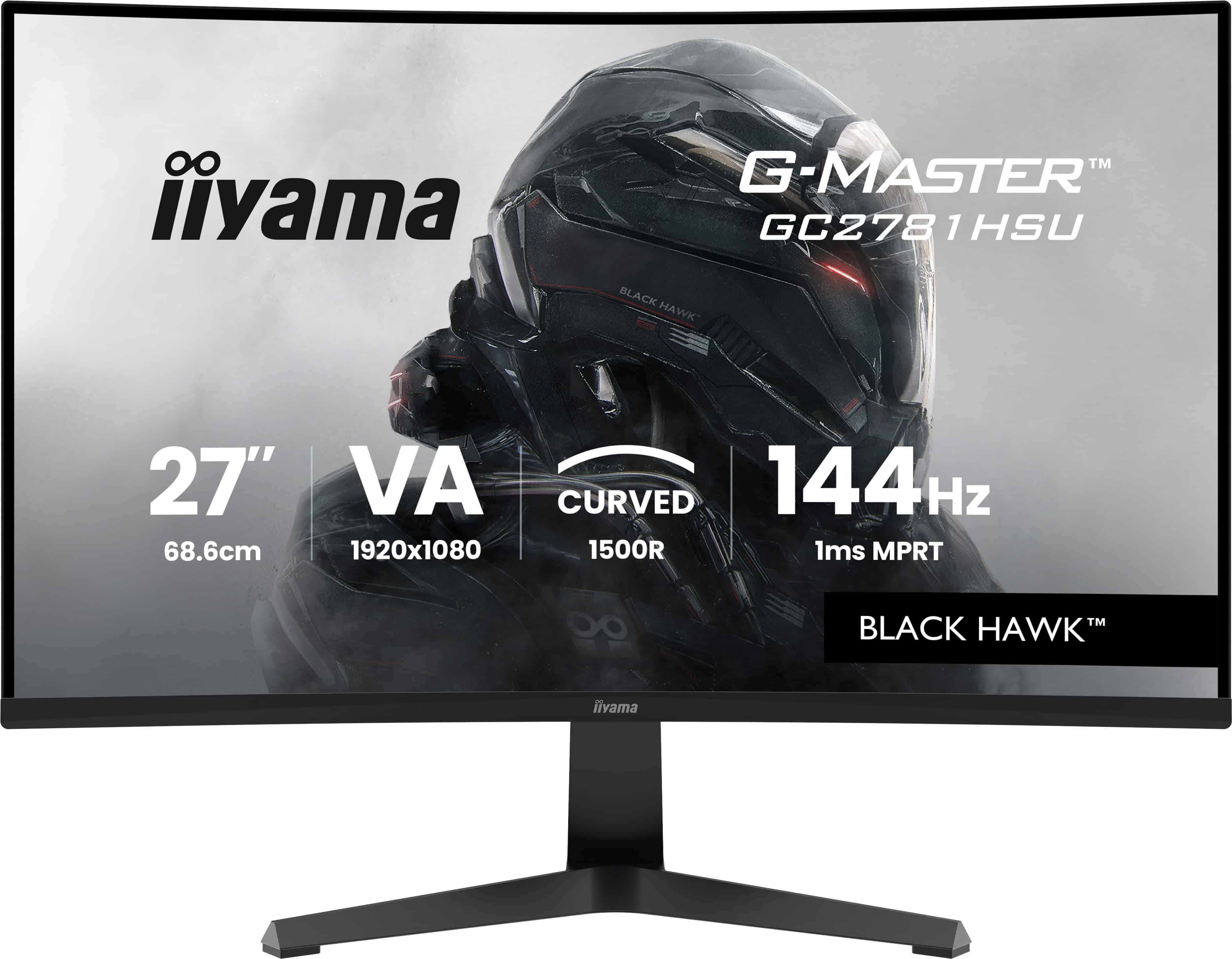 iiyama G-MASTER GC2781HSU-B1 27" 144H computer monitor 68,6 cm (27") 1920 x 1080 Pixels Zwart (GC2781HSU-B1) thumbnail