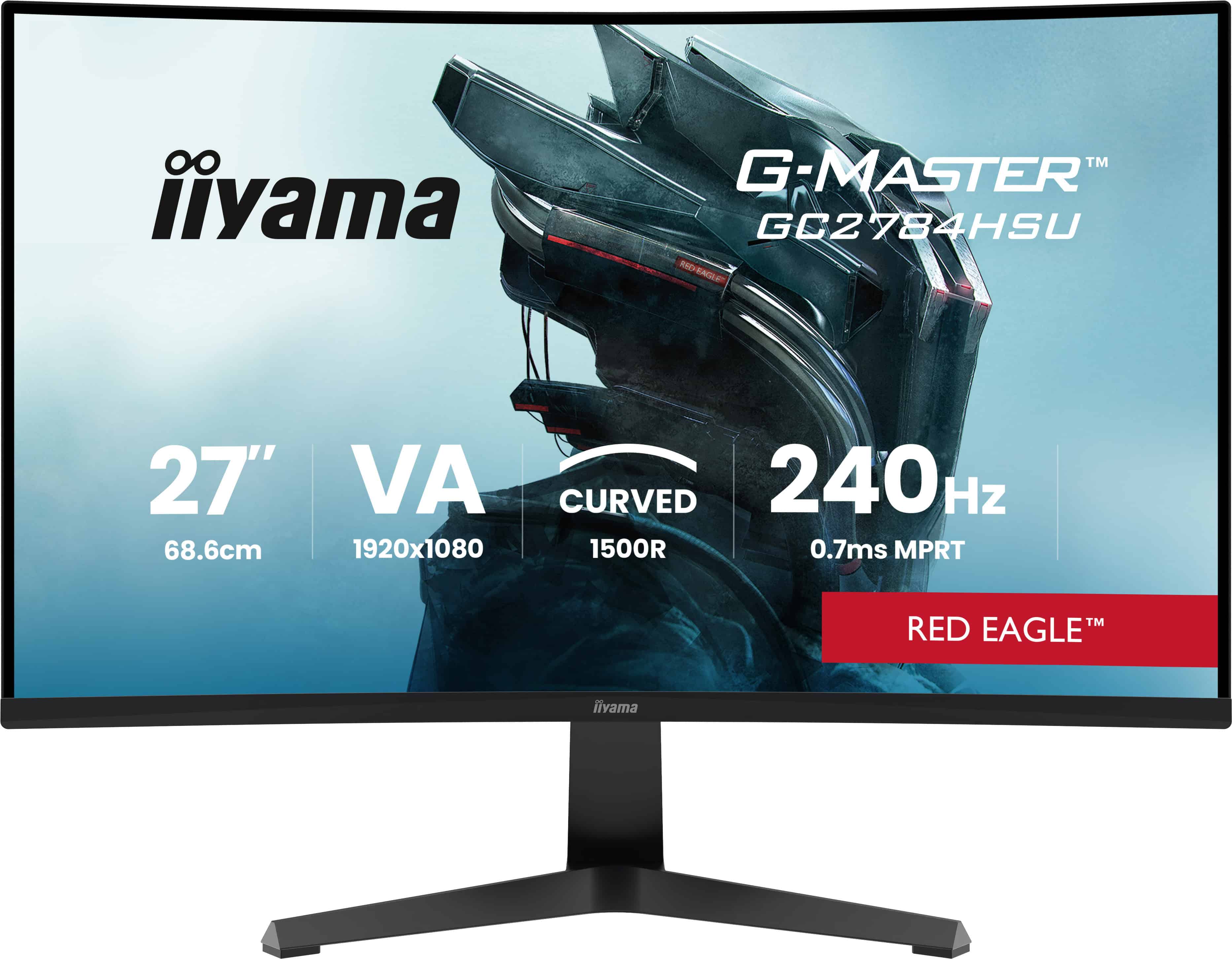 iiyama G-MASTER GC2784HSU-B1 27" 240H computer monitor 68,6 cm (27") 1920 x 1080 Pixels Zwart (GC2784HSU-B1) thumbnail