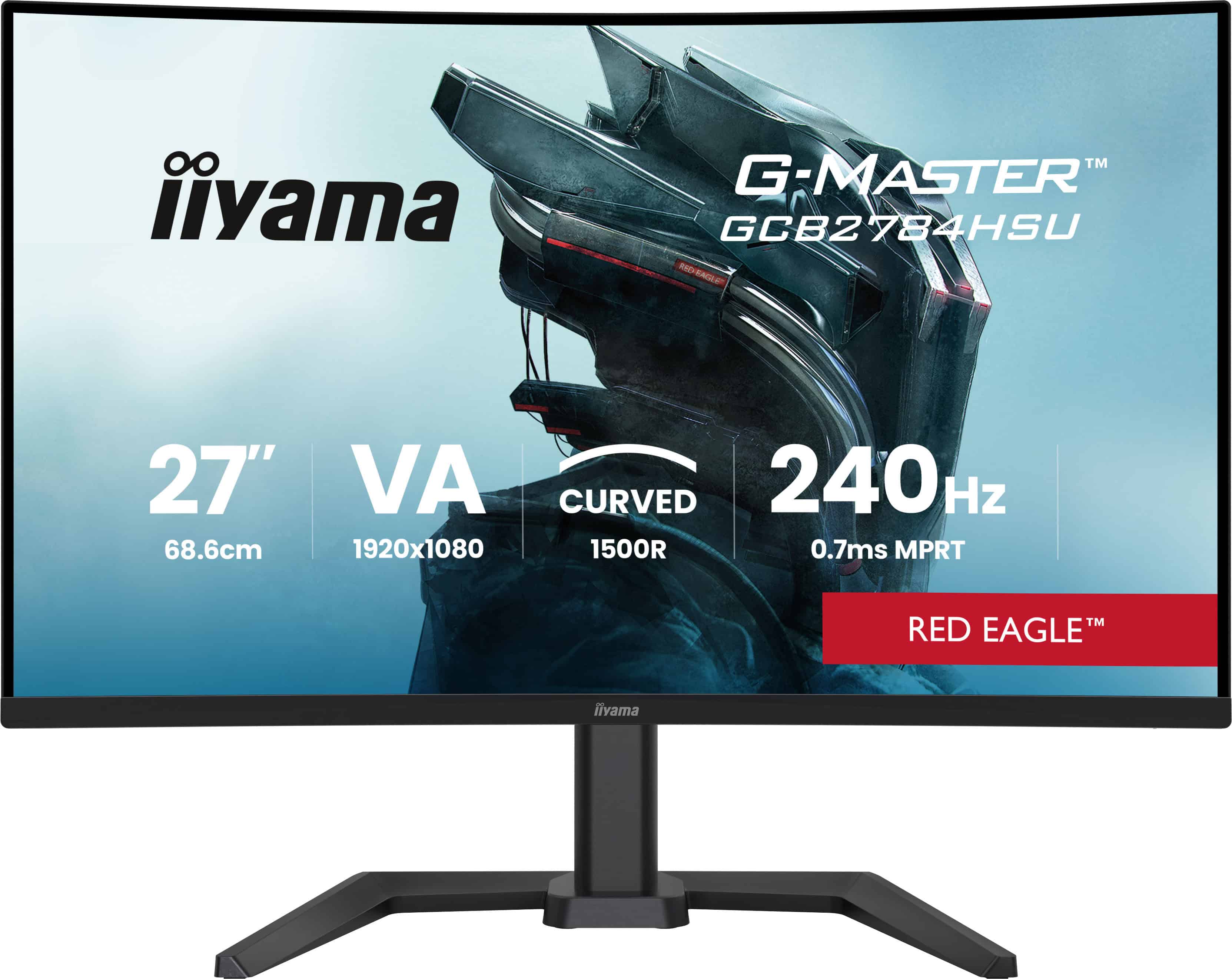 iiyama G-MASTER GCB2784HSU-B1 27" 240Hz computer monitor 68,6 cm (27") 1920 x 1080 Pixels Zwart (GCB2784HSU-B1) thumbnail