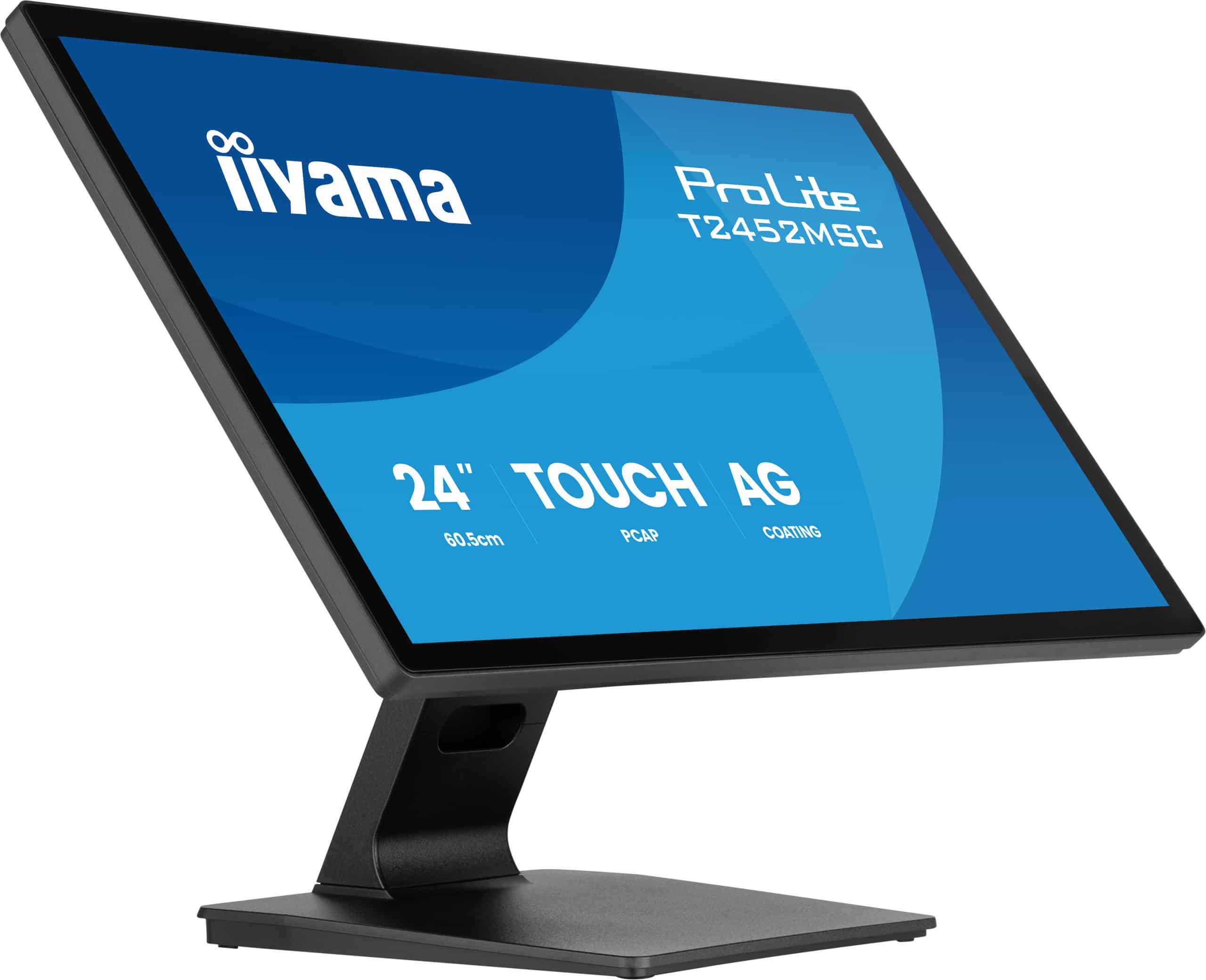 iiyama ProLite T2452MSC-B2AG computer monitor 61 cm (24") 1920 x 1080 Pixels Full HD Touchscreen (T2452MSC-B2AG) thumbnail