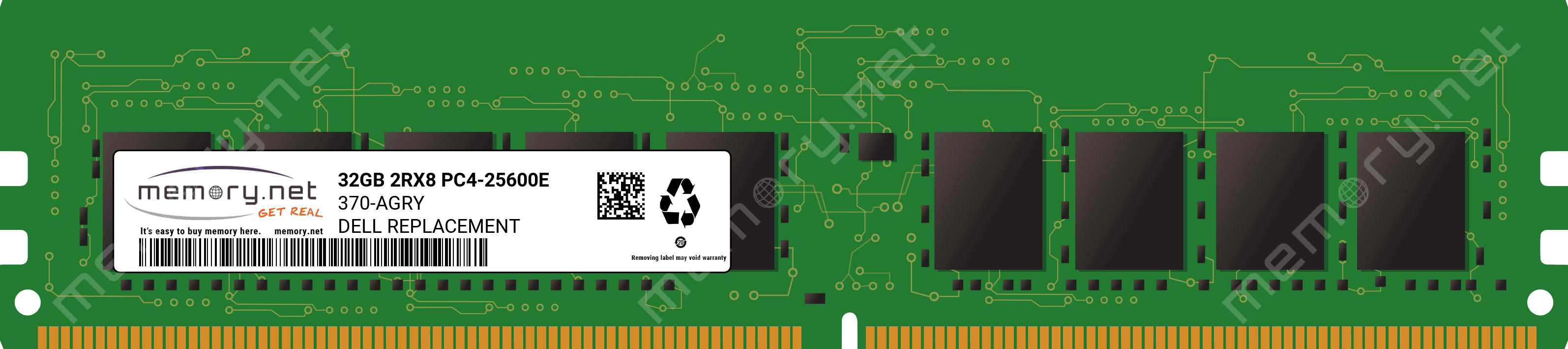 Dell 32GB 2Rx8 PC4-25600 (370-AGRY-RFB) thumbnail