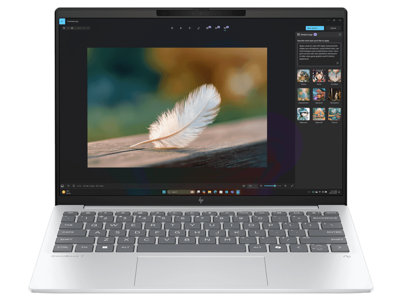 HP EBUltraG1iAI U7 268V 14 32GB/512 PC Intel U7 268V- 14 2.8KBVOLEDUWVA TS- UMA- 32GB LPDDR5X- 512GB SSD- be+BT- 6C Batt- W11 Pr (C53Y7UP#ABH) thumbnail