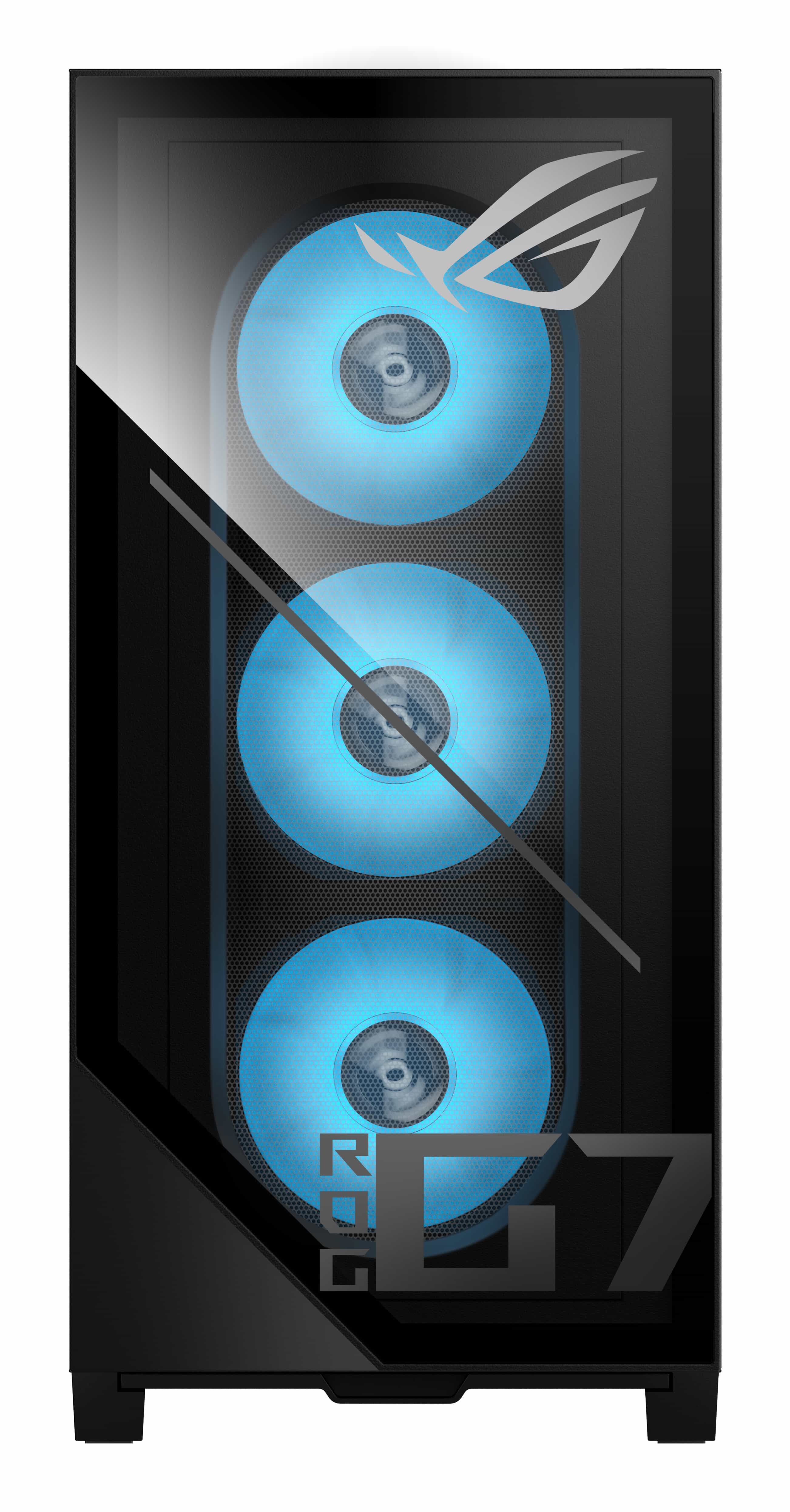 ASUS ROG G700 GM700TZ-R8400F004WS AMD Ryzen™ 5 8400F 32 GB DDR5-SDRAM 1 TB SSD NVIDIA GeForce RTX 5060 Ti Windows 11 Home Tower PC Zwart (90PF05T1-M00R80) thumbnail