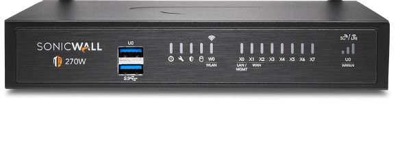 SonicWall TZ270 firewall (hardware) 2000 Mbit/s (02-SSC-6843) thumbnail