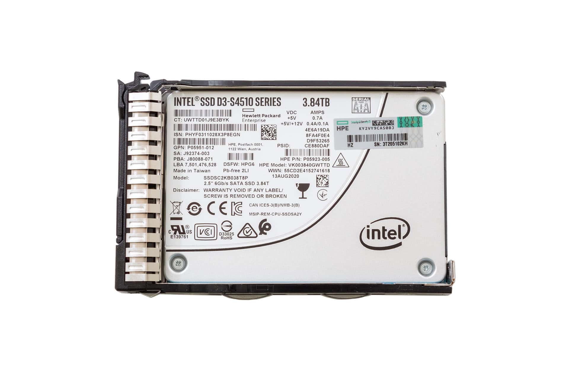 HP 3.84TB SATA RI SFF SC DS SSD (P05946-B21) thumbnail