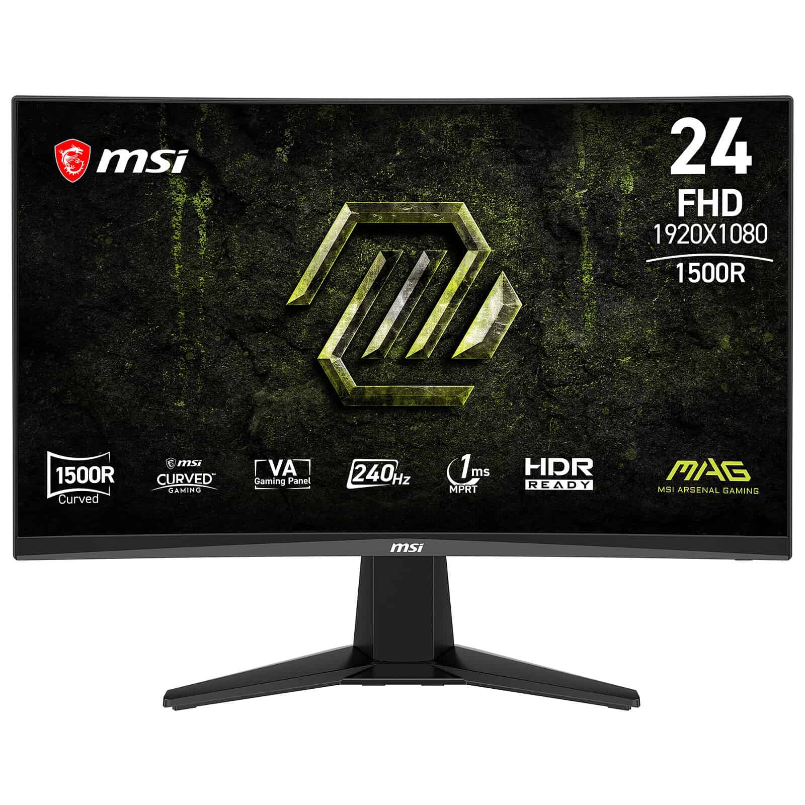 MSI MAG 245C X24 MAG 245C X24, 23.6, VA Curve 1500R, 1920x1080, 240HZ, 1ms, Tilt, 3y Warranty (9S6-3BD01M-002) thumbnail