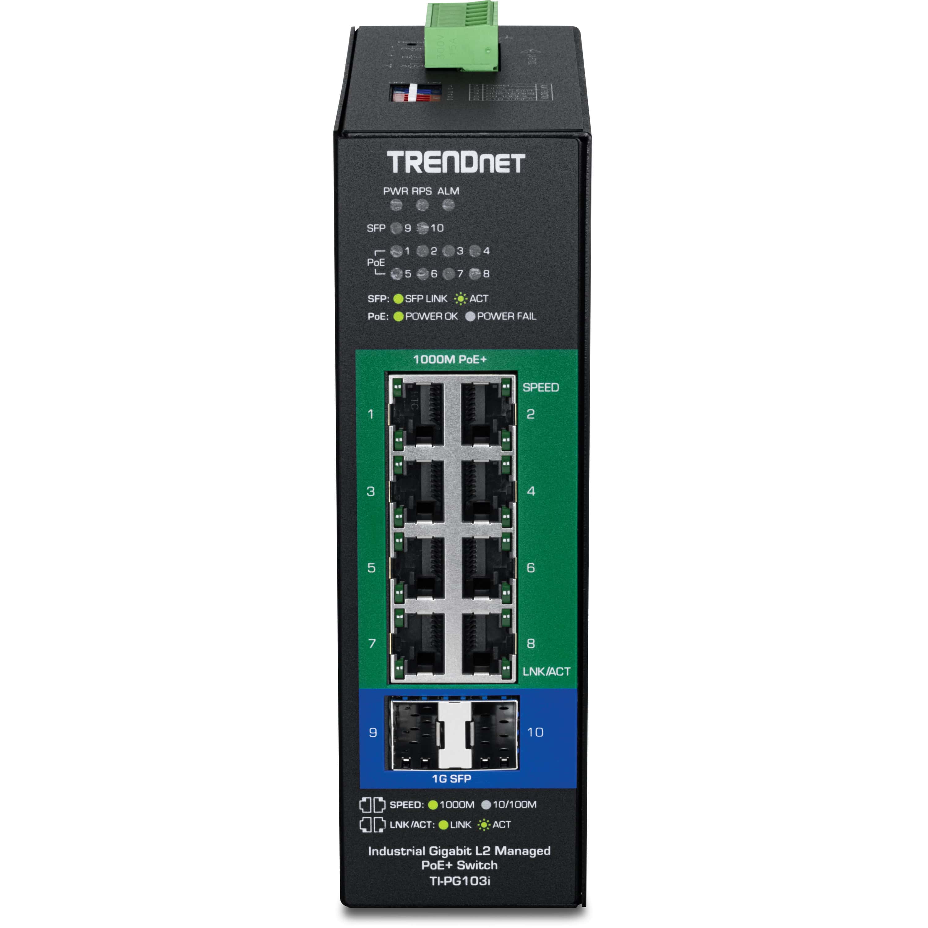 TRENDnet Industrial L2 - Switch - 1 Gbps (TI-PG103i) (TI-PG103I) thumbnail