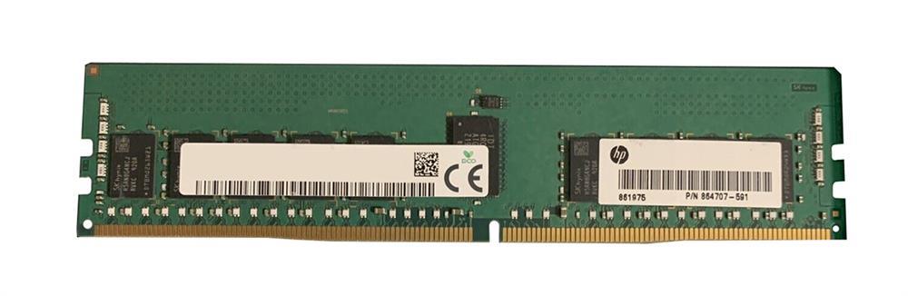 HP 32GB DDR4 PC4-21300 2666MHz 188pin ECC REG. DDR4 2666MHz Workstation Memory ECC/REG (864708-591-R4) thumbnail